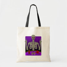 Skeleton Poker Flip Bags
