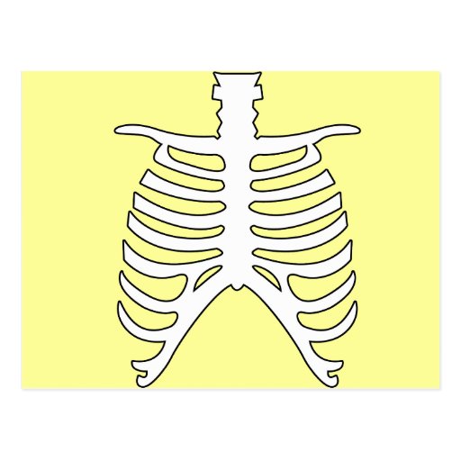 Skeleton Rib Cage Template Printable You Can Print A Custom Size By Scaling The Design During