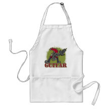 Skeleton Rock Guitarist Apron