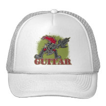 Skeleton Rock Guitarist Hat
