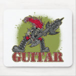 Skeleton Rock Guitarist Mouse Mat