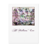 Skeleton Tango Postcard