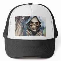 Skeleton with Hood Cap Hat
