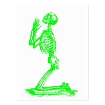 skeletongreen post cards