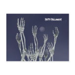 Skeletons - Halloween Postcard
