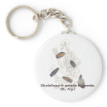 Skeletons, Points, & Sherds, Oh My! keychains