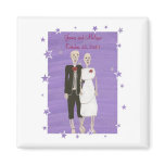 Skeletons Save the date Wedding Magnets