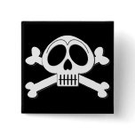 Skelly Basic Cute Skull and Crossbones Buttons