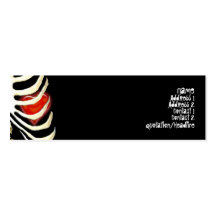 Skelton & Heart Profile Card Business Cards
