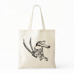 Sketch Doodle Warrior Ninja   Bag