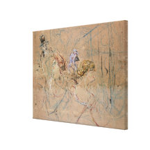 Sketch for 'At the Masked Ball', c.1892 (coloured Canvas Prints