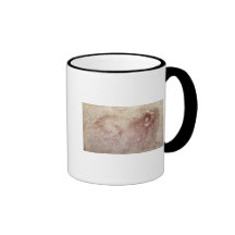Sketch of a roaring lion mug