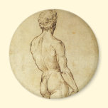 Sketch of Michelangelo's David Statue by Raphael magnets