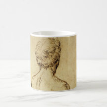 Sketch of Michelangelo's David Statue by Raphael Coffee Mug