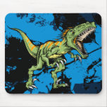 Sketch Style Velociraptor Dinosaur  Mouse Pad mousepads