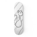 Sketched Cat skateboards