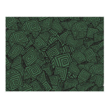 Sketched Cubes Post Card