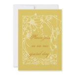 Sketched Elegance Wedding invitation