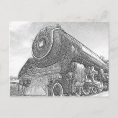sketched train