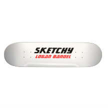 SKETCHY, Logan Bandel Skateboard Deck