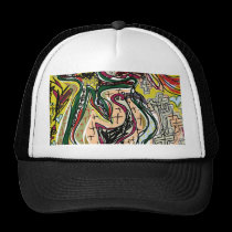 Sketchy Spring Trucker Hat hats