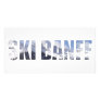 Ski Banff Custom Photo Card