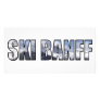 Ski Banff Photo Greeting Card