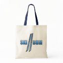 Ski Bum Loves Skiing bags