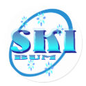 Ski Bum stickers