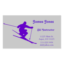 Ski Business Card