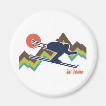 Ski Idaho Magnet