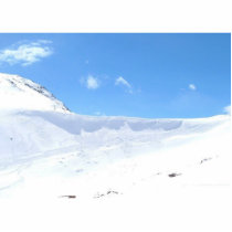 Ski In The Alps On Bright Day Acrylic Cut Out