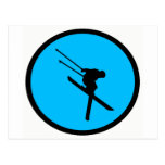 SKI INTO SKY POST CARD