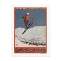 Ski Jump - PLM Olympic Promo Poster Post Card
