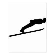 Ski Jumping Postcards