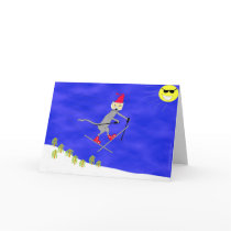 Ski Kitty Gets Big Air Card