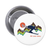 Ski Lake Tahoe Pin