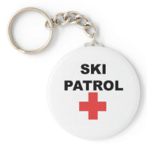 Ski Patrol Key Chain