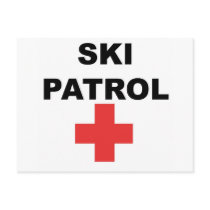 Ski Patrol Postcards