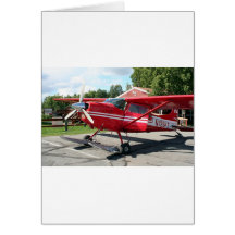 Ski plane, Talkeetna, Alaska, USA Greeting Card