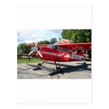 Ski plane, Talkeetna, Alaska, USA Post Card