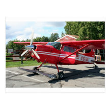 Ski plane, Talkeetna, Alaska, USA Postcard