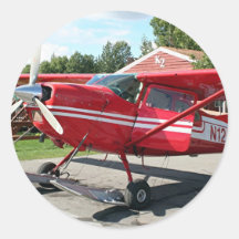Ski plane, Talkeetna, Alaska, USA Stickers