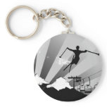 ski powder trail keychains