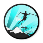 ski powder trail magnets