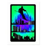 sKI SOME THINGS Postcard