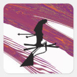 SKI static Cling Stickers