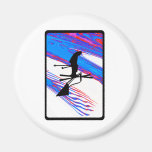 Ski The Sunters Refrigerator Magnet