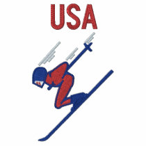 Ski USA - Customisable Embroidered Polo Shirt