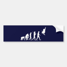 Skiboarding Evolution of skiboards trick ski Gift Bumper Sticker